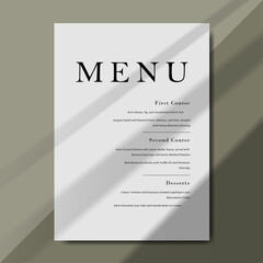 Simple and elegant menu wedding template. perfect for dinner menu and wedding menu or special event. Editable menu tempate and esay to use. he template size is 5" x 7"