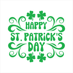  St. Patrick's day, typography vector