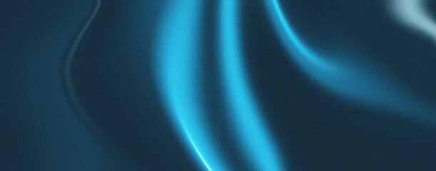Abstract blue flowing background with grainy texture. Perfect for banners, posters, headlines and covers