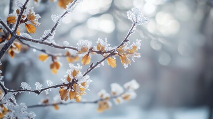 Obraz premium Hamamelis mollis, a flowering plant commonly known as Chinese witch hazel, is a member of the Hamamelidaceae botanical family. It boasts a distinctive blooming period