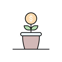 Investment vector icon
