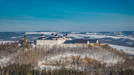 Augustusburg im Erzgebirge im Winter