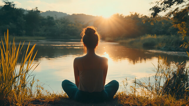 A person finding peace in accepting their imperfections and embracing their true self (2)
