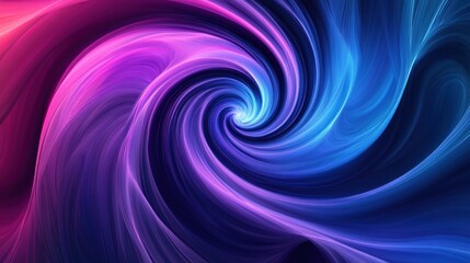 A swirling abstract design featuring vibrant shades of blue and purple.