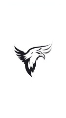Obraz premium Eagle minimalist icon logo.