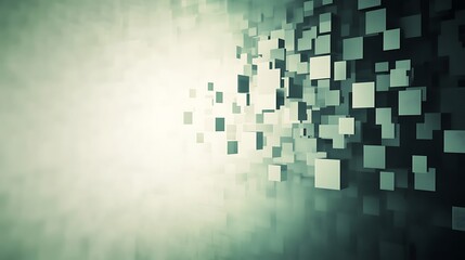 Cubes Abstract Background, Data Visualization