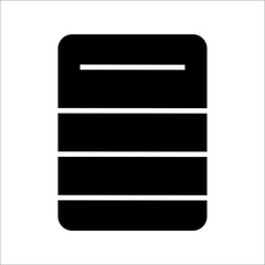 identity card icon with card model