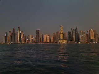 Naklejka premium city skyline