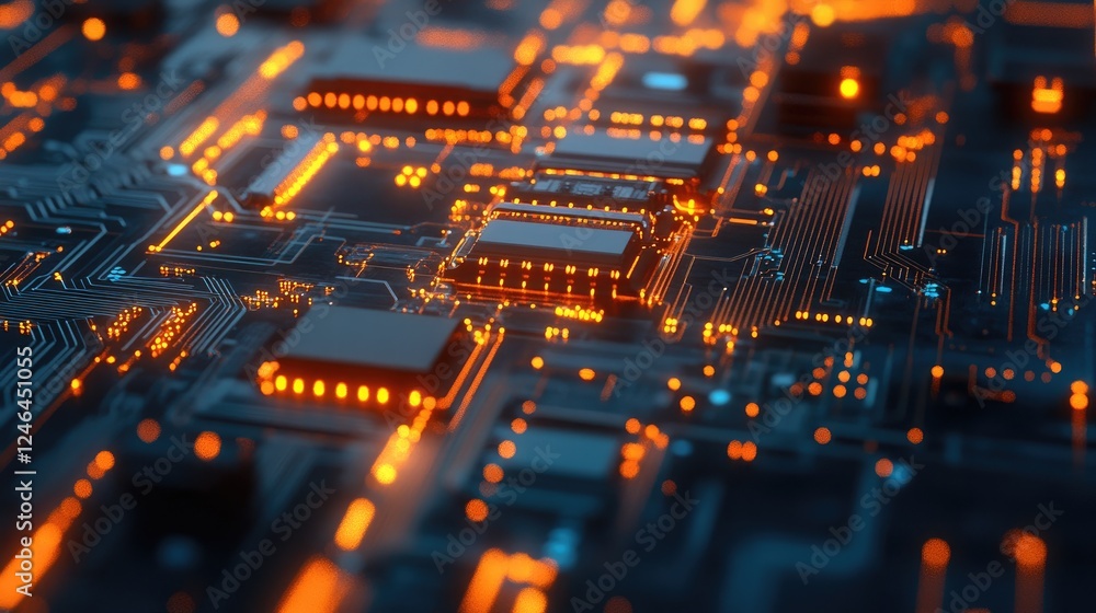 Aufkleber smart manufacturing facility with ai-driven networking systems.