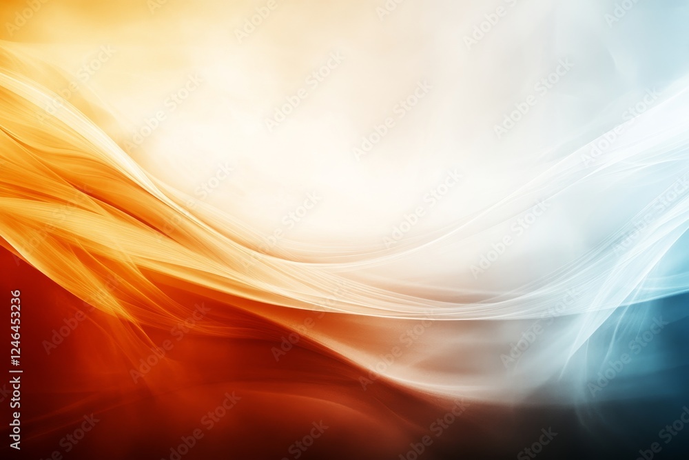 Poster A vibrant abstract background showcases soft swirling shapes and a blend of colors, creating a dynamic yet soothing design perfect for artistic applications