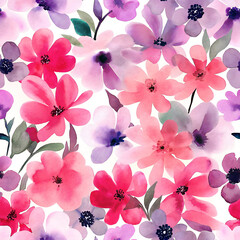 Floral watercolor textured background. Design for International Women's Day.