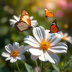 butterfly on flower