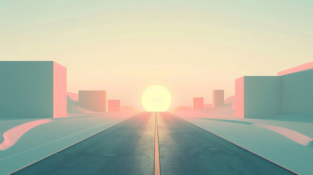 Minimalist Congratulations background with clean lines, soft tones, and an uplifting message