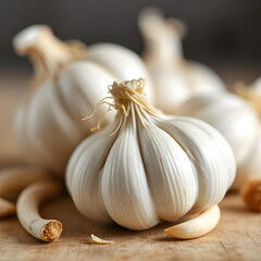 garlic and cloves