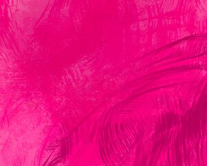 Bright pink background Valentine's day theme