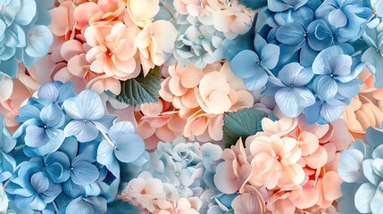 Obraz premium Unveiling the Allure of Watercolor Hydrangea: A Blend of Luxury, Beauty, and Art in Every Hue