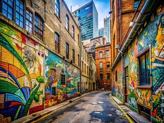 Fototapeta premium Capturing Canberra's hidden urban landscapes.