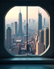 Futuristic City Skyline