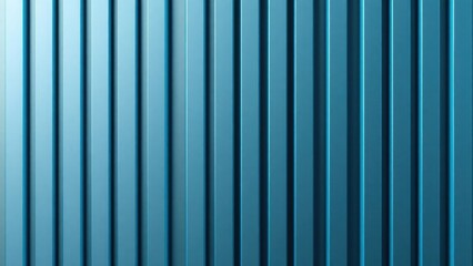 blue wall with vertical lines, metallic shutter, metal cladding wall, blue wall, metal panels.