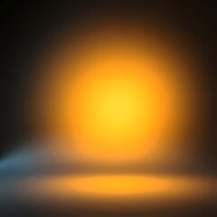 Warm golden glow with smooth blue and black gradients and grainy noise, showcasing a luxurious, mystic environment with gentle color contrasts, dreamlike atmosphere and radiant light