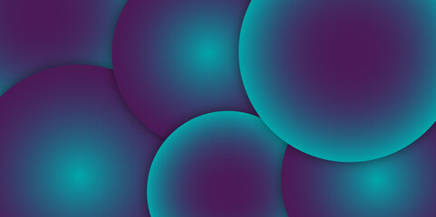 Abstract Background With Colorful Circles