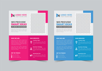 Professional Business Flyer Template , CMYK , Print Ready , Marketing Agency Social Media Post Template, Facebook Post, ,LinkedIn Post
