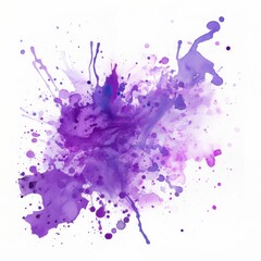 Fototapeta premium Abstract Purple Watercolor Explosion Background Design Texture