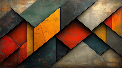 Geometric Abstraction: A Symphony of Shapes and Colors