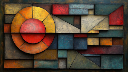 Harmonic Geometry: A Fusion of Color and Form