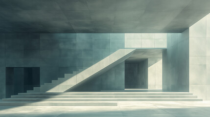 Brutalist Vision: A Monument of Abstract Concrete Architecture