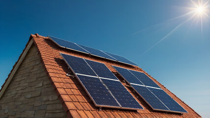 Fototapeta premium Sustainable energy resource solar power plant