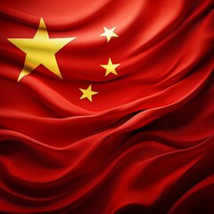3D Flagge China