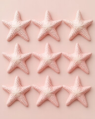 Nature-inspired elegant starfish display minimalist coastal decor