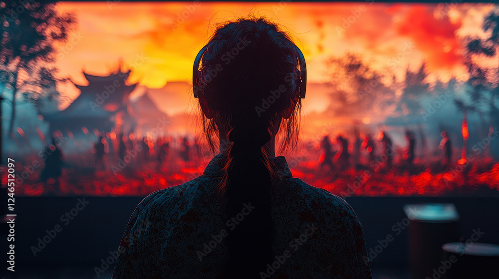 Poster student explores interactive history through augmented reality experience showcasing an ancient batt