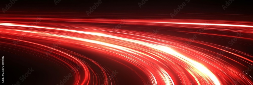 Aufkleber abstract blinding background red flowing lines in vector graphic art style illustrating speed
