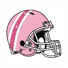 Fototapeta premium american football helmet on white background