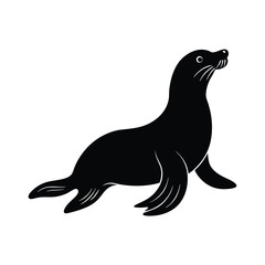 seal on white background