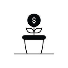 Investment vector icon