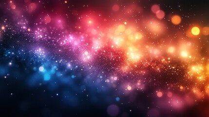 Cosmic Sparkle: A Vibrant Galaxy of Lights