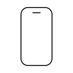 Mobile Line Icon. Device, Technology, Smart Device, AI Line Editable Stroke Icons