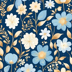 Flower and floral wallpaper background
