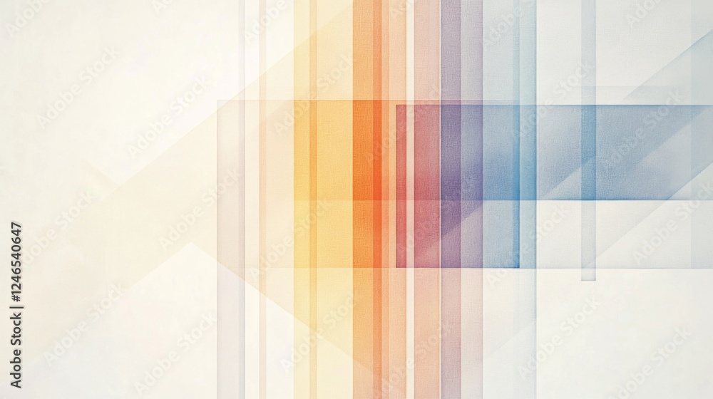 Poster abstract colorful lines background design