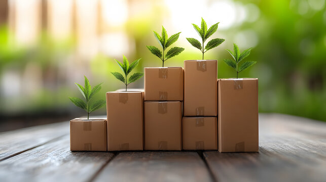 Ecommerce growth through innovative eco-friendly packaging solutions urban environment business strategy nature integration perspective on sustainable practices