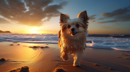 Doggy Delight at Dusk