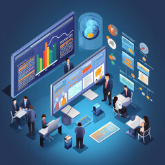 Isometric Business Data Analysis