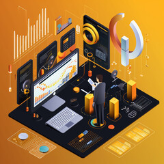 Isometric Business Data Analysis