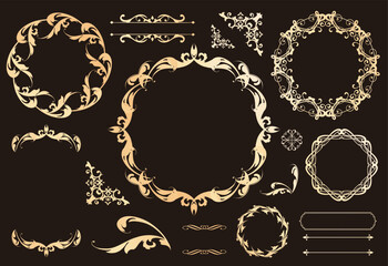 アンティークフレームセット