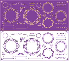 アンティークフレームセット