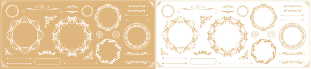 アンティークフレームセット