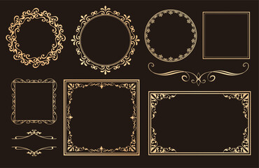 アンティークフレームセット